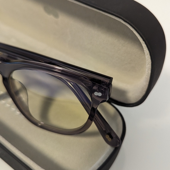 HERMOSA Christopher Cloos x Tom Brady Blue Light Glasses, Grey Tonic, No Bar NIB - Picture 4 of 9